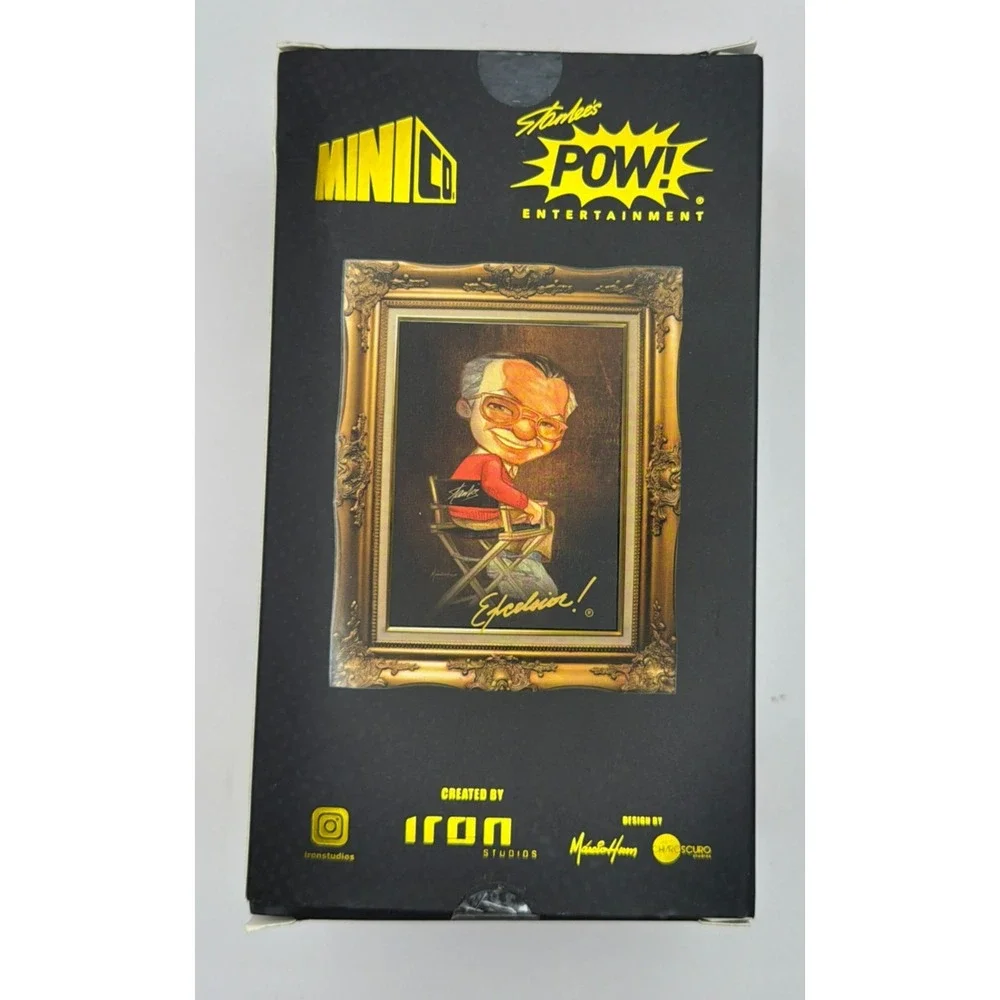 Stan Lee MiniCo Variant Iron Studios Target Exclusive Red Sweater Figure in Box